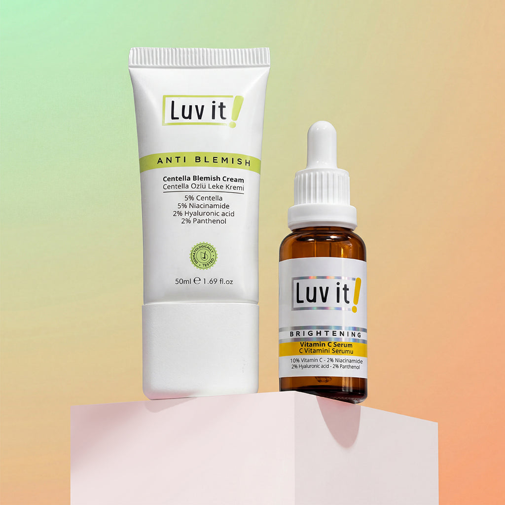 C Vitamini Serumu ve Centella Özlü Leke Kremi Seti