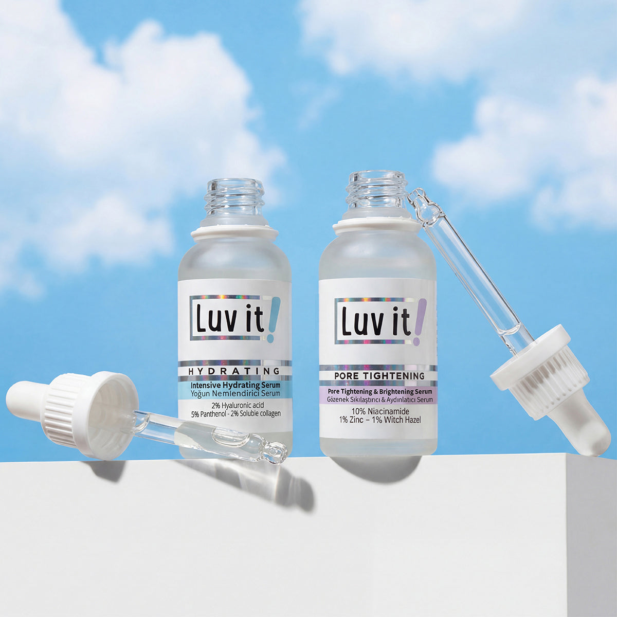 Yoğun Nemlendirme ve Gözenek Sıkılaştırmaya Yönelik 2'li Cilt Bakım Seti