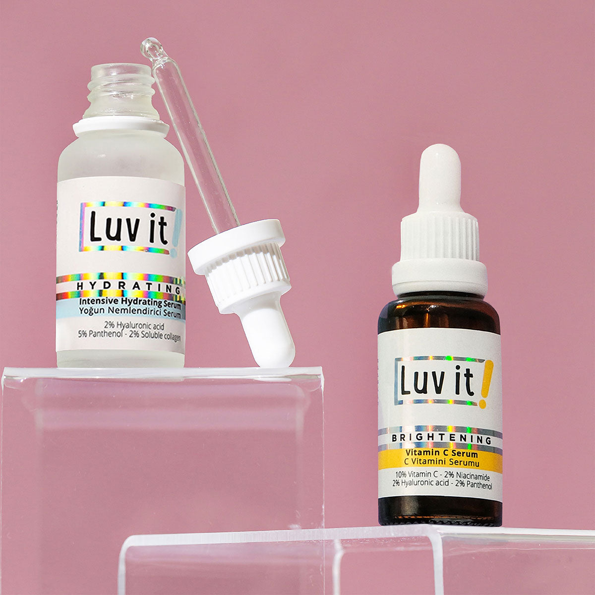 Yoğun Nemlendirici Serum ve C Vitamini Serumu Seti
