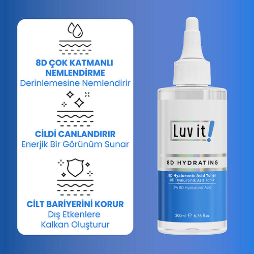 8D Hyaluronik Asit Tonik