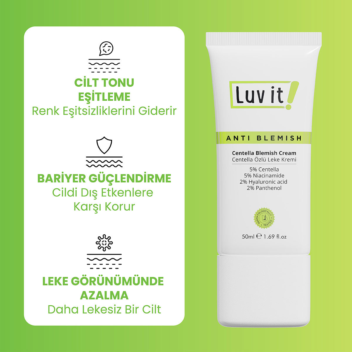 Yoğun Nemlendirici Serum, Centella Özlü Leke Kremi ve C Vitamini Serumu Seti