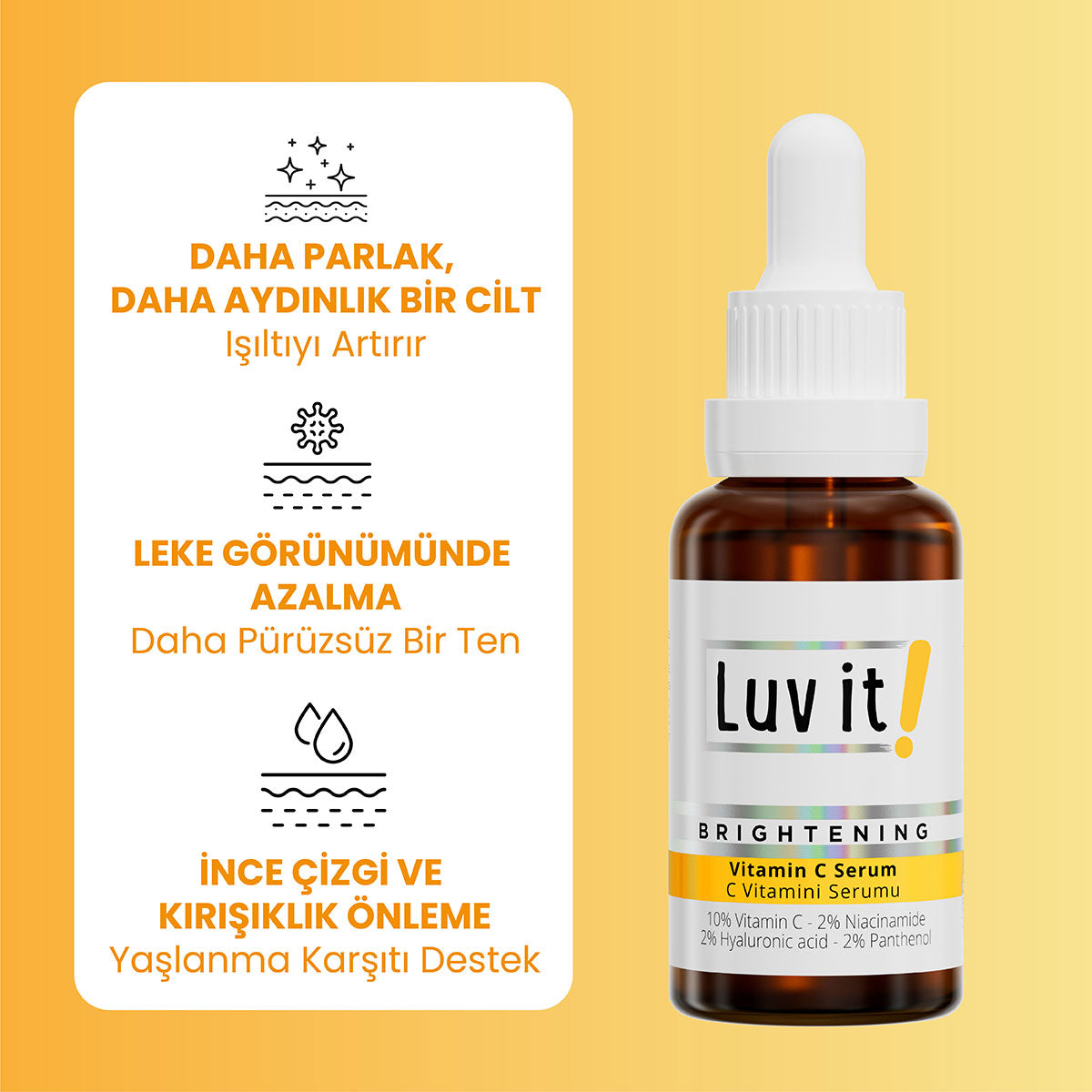 Yoğun Nemlendirici Serum, Centella Özlü Leke Kremi ve C Vitamini