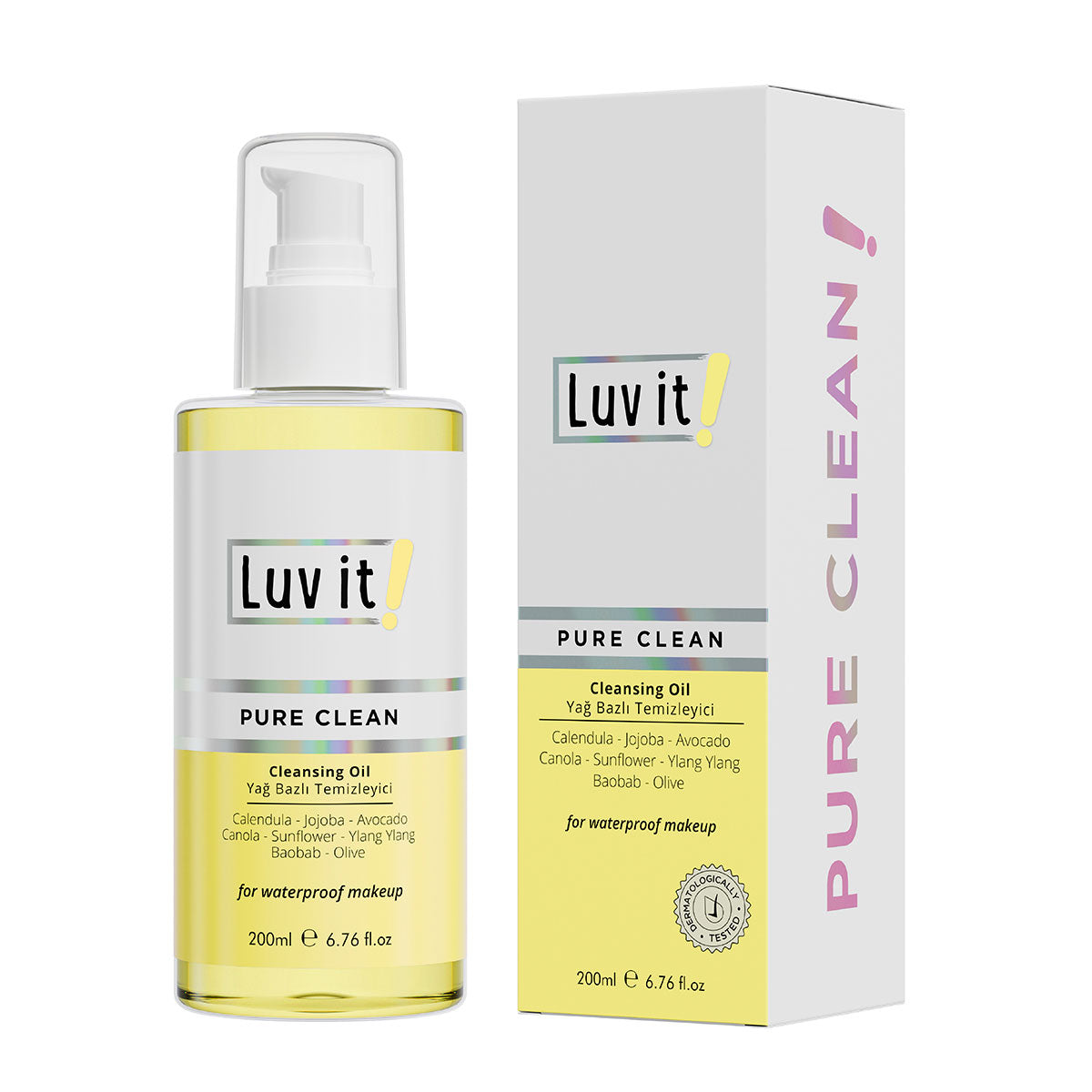 Yağ Bazlı Temizleyici – temiz beyaz arka planda ürün ambalajı, e-ticaret ürün görseli