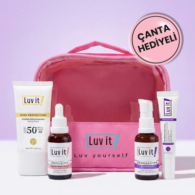 Yaşlanma Karşıtı Cilt Bakım Seti - Çanta Hediyeli